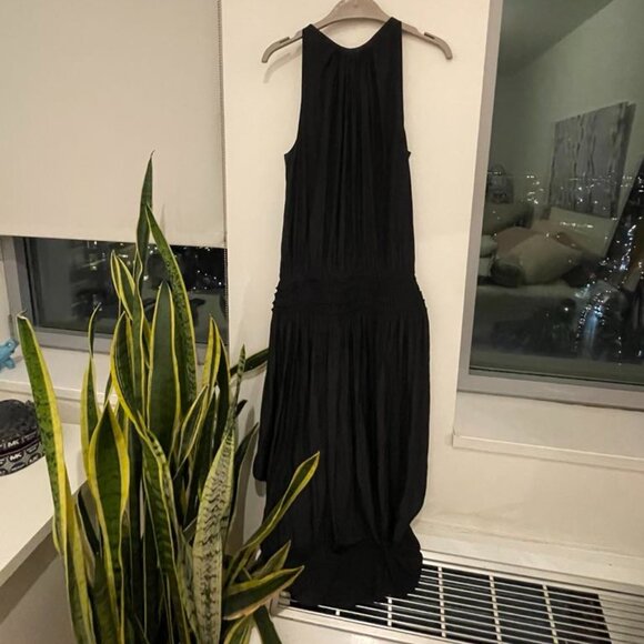 Ramy Brook Audrey Sleeveless Halter Drop Waist Midi size 8 preloved - Picture 14 of 14